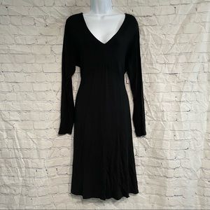 Old Navy Black V-Neck Dress XL